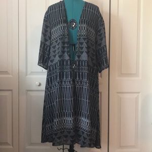 H&M Black and White Kaftan